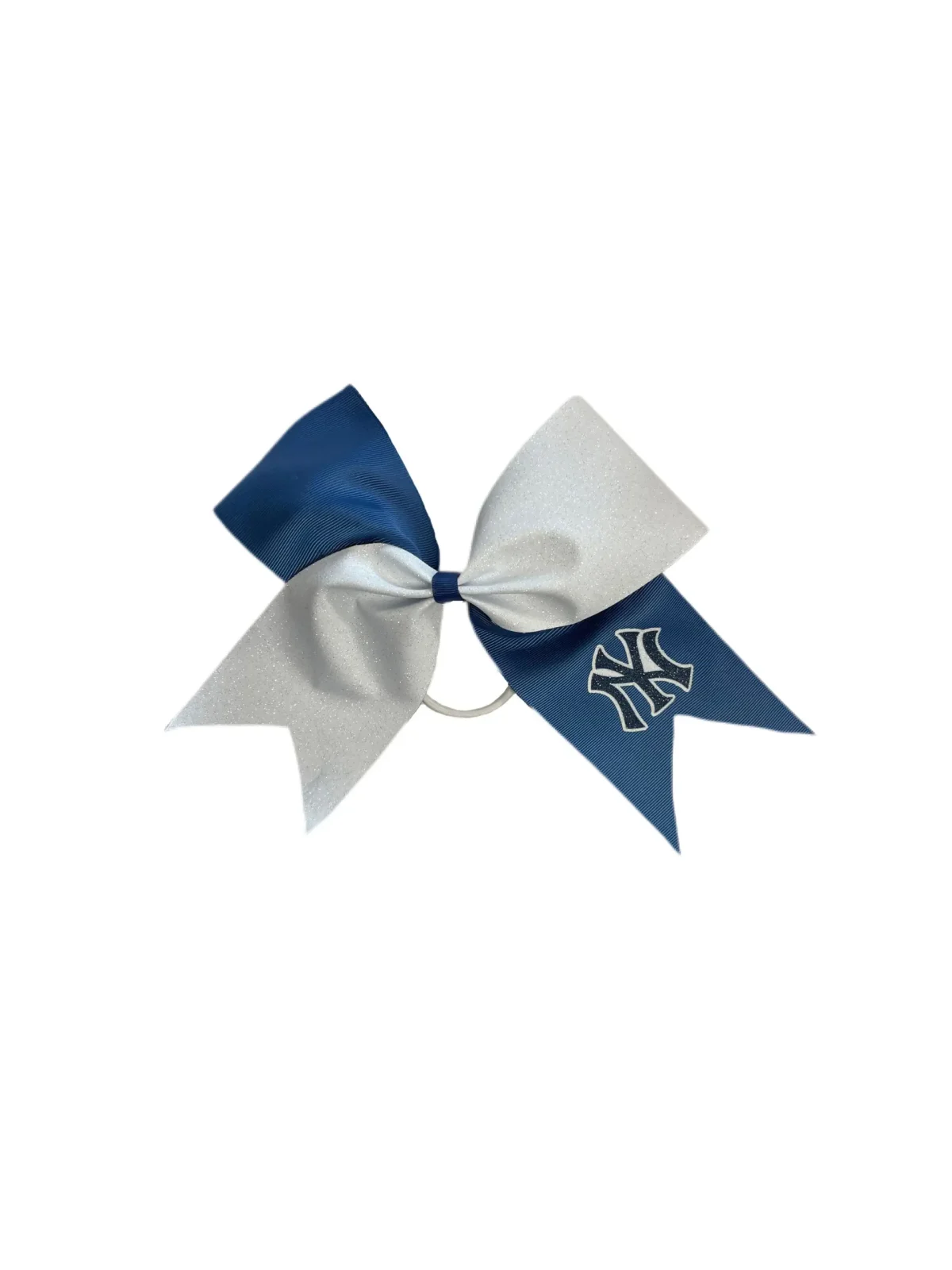 NY YANKEES JUMBO GLITTER CHEER PONY - Image 1
