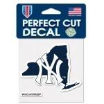 NY YANKEES NY STATE PERFECT CUT COLOR DECAL