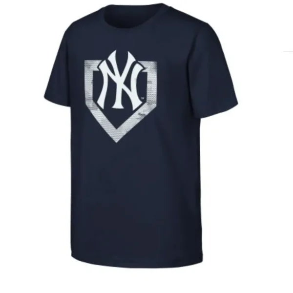 NEW YORK YANKEES TECH CAMO BASE SS CTN TEE YOUTH