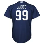 NY YANKEES  Genuine Merchandise A JUDGE#99   REPLICA NAVY JERSEY YOUTH - Image 4