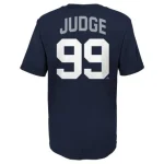 NEW YORK YANKEES YOUTH AARON JUDGE  #99 BRANDED N&N SS CTN TEE - Image 2