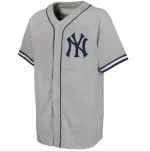 NEW YORK YANKEES YOUTH FIELD CORE SS SOLID BB BUTTON GRAY - Image 3