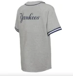 NEW YORK YANKEES YOUTH FIELD CORE SS SOLID BB BUTTON GRAY - Image 2