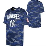 NEW YORK YANKEES TRAINNER TECH SS SUBLIMATION YOUTH T-SHIRT