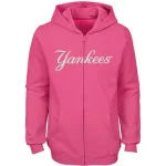 NY YANKEES  WORDMARK LS FZ HOODIE  Fleece Top with Full Zip KID'S