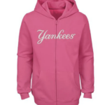 NY YANKEES  WORDMARK LS FZ HOODIE  Fleece Top with Full Zip KID'S