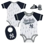 NY YANKEES  BASE HITTER CREEPER BIB BOOTIE INFINT