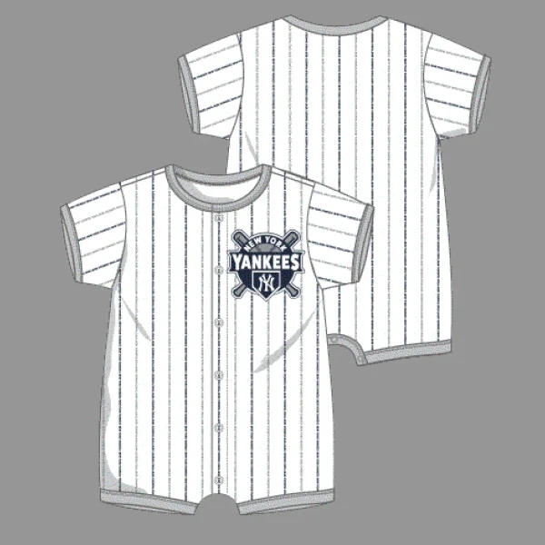 NEW YORK YANKEES INFANT BAT-BALL HITTER SS COVERALL