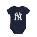 NY YANKEES  PRIMARY LOGO SS CREEPER  Creepers/Coverall/Onsie/Romper