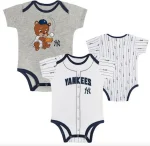 NY YANKEES Creepers/Coverall/Onsie/Romper Collection 2 PIECE SET NEWBORN