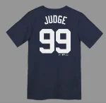 NEW YORK YANKEES JUDGE AARON #99 HOME NAME & NUMBER TEE KID'S - Image 2