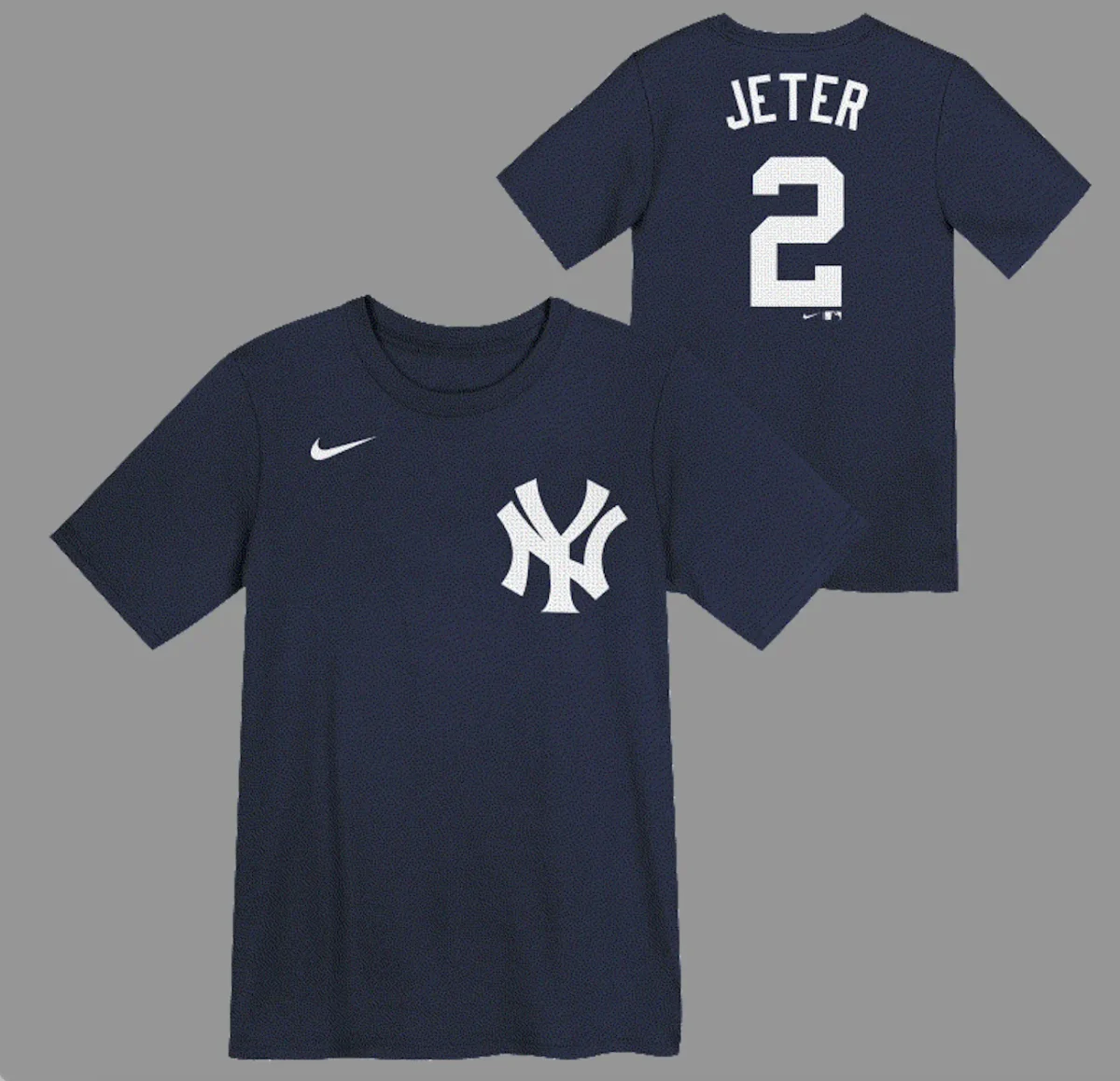 NEW YORK YANKEES JETER DEREK#2  KID'S HOME N&N SS COTTON TEE  S/S Sportswear Tops - Image 1