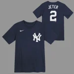 NEW YORK YANKEES JETER DEREK#2  KID'S HOME N&N SS COTTON TEE  S/S Sportswear Tops