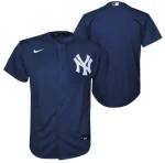 NY YANKEES NIKE HOME SCRPRT NAVY PLAIN FINISHED JERSEY YOUTH