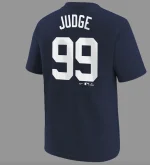 NEW YORK YANKEES  YOUTH TEE  JUDGE AARON #99 HOME NAME & NUMBER TEE YOUTH - Image 3