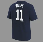 NEW YORK YANKEES VOLPE ANTHONY #11 HOME NAME & NUMBER TEE YOUTH - Image 3