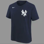 NEW YORK YANKEES JETER DEREK #2 HOME NAME & NUMBER TEE YOUTH - Image 2