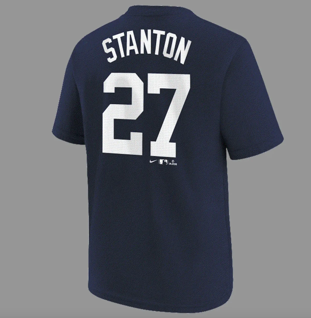 NEW YORK YANKEES STANTO GIANCARLO #27 HOME NAME & NUMBER TEE YOUTH - Image 3