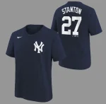 NEW YORK YANKEES STANTO GIANCARLO #27 HOME NAME & NUMBER TEE YOUTH