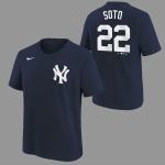 NY YANKEES SOTO JUAN # 22 YOUTH HOME N&N SS TEE S/S SPORTSWEAR TOPS