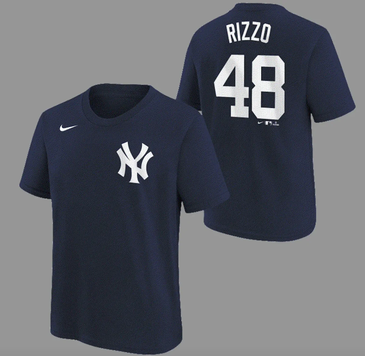 NEW YORK YANKEES RIZZO ANTHONY #48 HOME NAME & NUMBER TEE YOUTH - Image 1