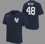 NEW YORK YANKEES RIZZO ANTHONY #48 HOME NAME & NUMBER TEE YOUTH