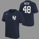 NEW YORK YANKEES TEE YOUTH RIZZO ANTHONY #48 HOME NAME & NUMBER TEE YOUTH