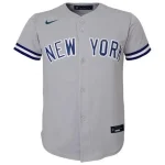 NY YANKEES NIKE B RUTH #3  ROAD TWILL PLAYER COOPERSTOWN  Jerseys YOUTH - Image 3