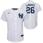 NEW YORK YANKEES DJ LEMAHIEU # 26  HOME TWILL PLAYER FINISHED YOUTH