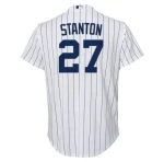 NY YANKEES NIKE G STANTON# 27 HOME SCRPRT PLAYER FINISHED YOUTH - Image 3