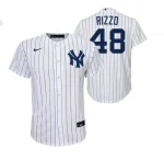 NY  YANKEES A RIZZO #48 NIKE HOME SCRPRT PLAYER FINISHED YOUTH JERSEY