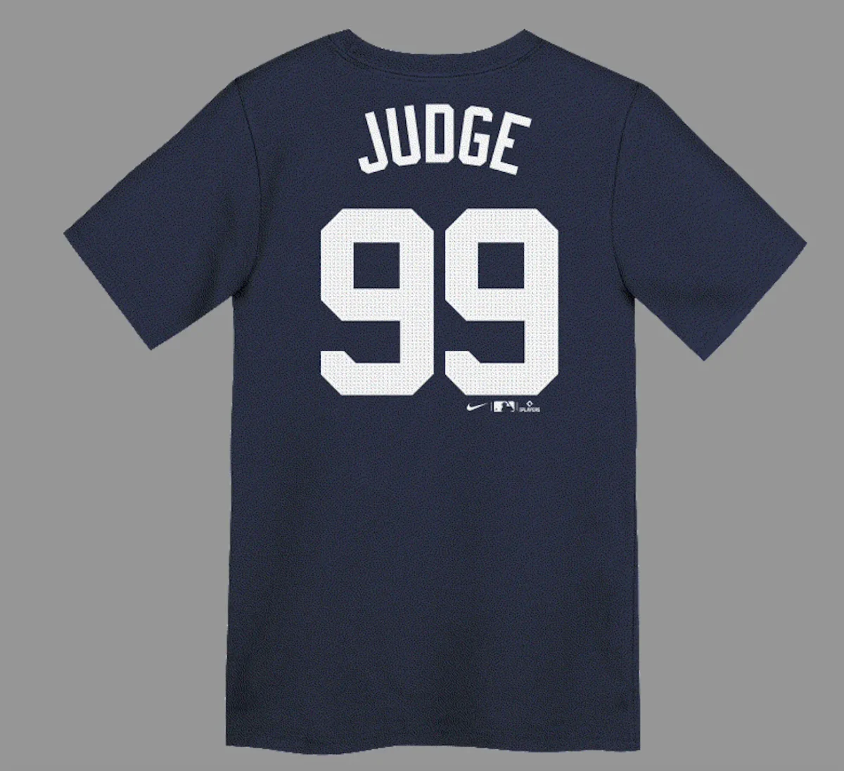 NEW YORK YANKEES A JUDGE # 99 HOME NAME & NUMBER TEE INFANT - Image 3