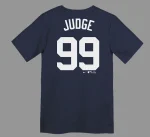 NEW YORK YANKEES A JUDGE # 99 HOME NAME & NUMBER TEE INFANT - Image 3
