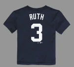 NEW YORK YANKEES B RUTH #3 HOME NAME & NUMBER TEE INFANT - Image 3