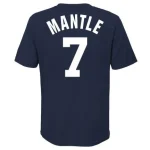 NY YANKEES MANTLE #7 HOME N&N SS TEE S/S SPORTSWEAR TOP FOR INFANT - Image 2
