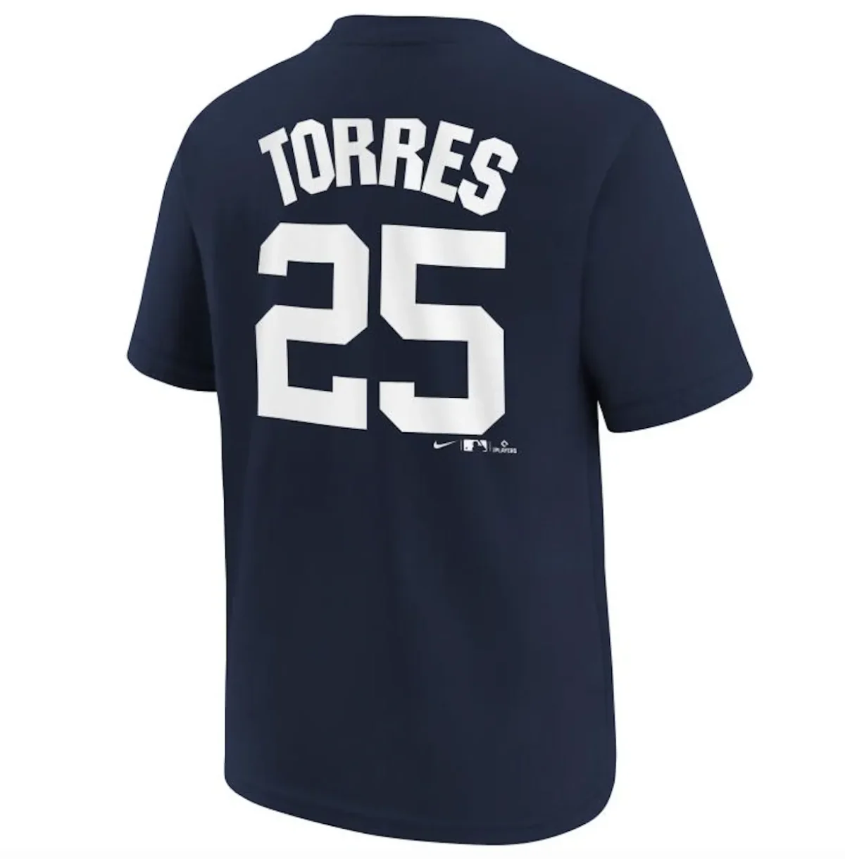 NY YANKEES TORRES G #25 HOME N&N SS TEE S/S SPORTSWEAR TOP FOR KIDS - Image 2