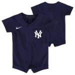 NY YANKEES NEWBORN AND INFINT  NIKE NAVY  REPLICA ROMPER