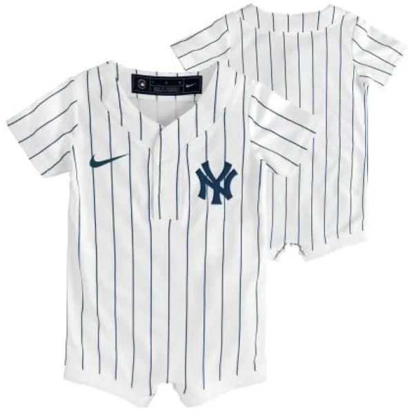 NEW YORK YANKEES NIKE  HOME REPLICA ROMPER FOR NEW BORN