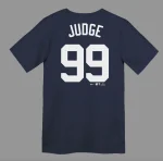 NY YANKEES JUDGE AARON #99 HOME NAME & NUMBER TEE TODDLER - Image 2