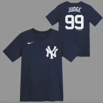 NY YANKEES   TODDLER TEE JUDGE AARON #99 HOME NAME & NUMBER