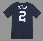 NEW YORK YANKEES TODDLER TEES D JETER # 2 HOME NAME & NUMBER - Image 2
