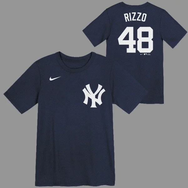 NEW YORK YANKEES RIZZO ANTHONY #48 HOME NAME & NUMBER TEE TODDLR