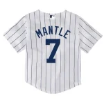 NY YANKEES NIKE M MANTLE #7 HOME SCRPRT PLAYER FINISHED JERSEY TEDDLER - Image 4