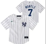 NY YANKEES NIKE M MANTLE #7 HOME SCRPRT PLAYER FINISHED JERSEY TEDDLER