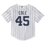 NY YANKEES NIKE G COLE #45 HOME SCRPRT PLAYER FINISHED KID'S - Image 3