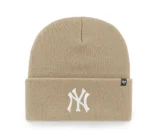 NEW YORK YANKEES KHAKI HAYMAKER CUFF KNIT