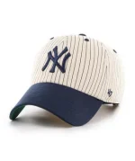 NEW YORK YANKEES NATURAL PINSTRIPE HOMERUN PRNT 47CLNUP