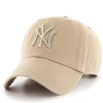 NY  YANKEES KHAKI 47 CLEAN UP WITH GOLD NY LOGO