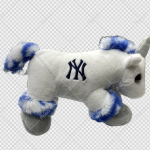 NEW YORK YANKEES SMU 5'' INCH UNICORN FUZZY WHITE / LIGHT BLUE