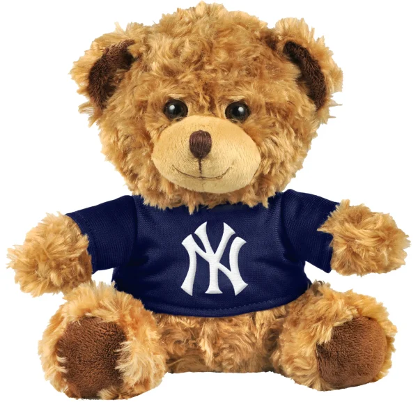 NY YANKEES FOCO  7.5 INCH SEATED SHIRT BEAR - BROWN - KIT